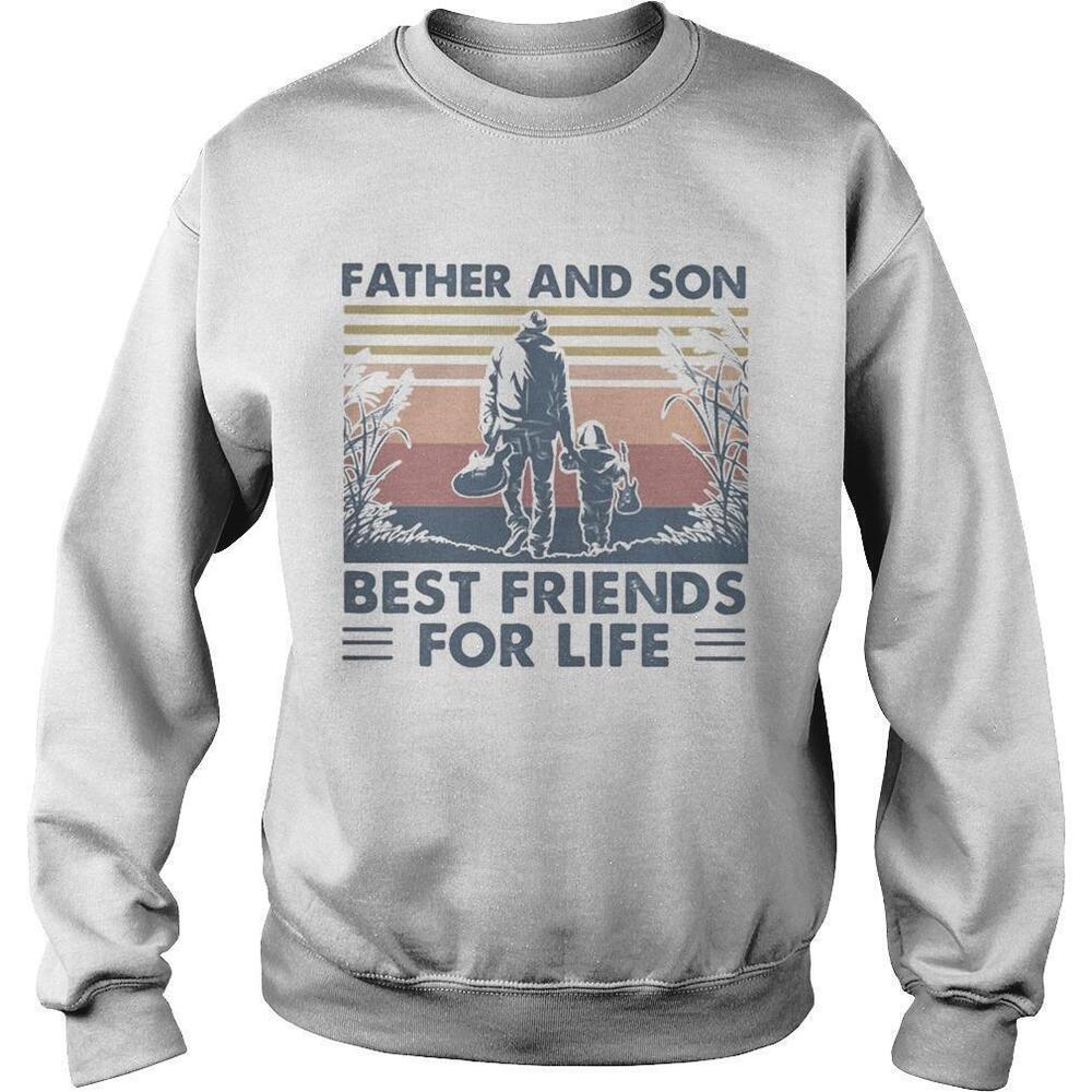 Guitar Father And Son Best Friends For LifeRetro Sweatshirt